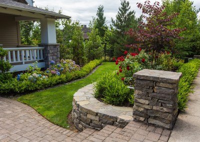 residential landscaping front yard by Dennis' 7 Dees