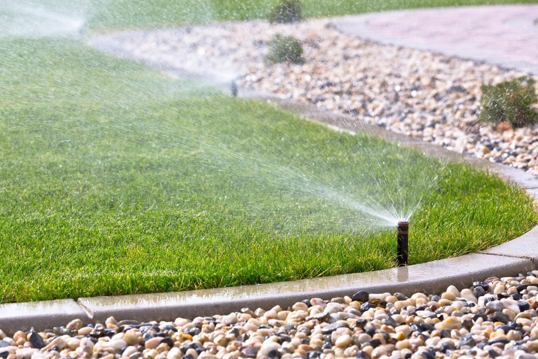 Residential Landscape Maintenance of Irrigation and Sprinklers by Dennis' 7 Dees Landscaping