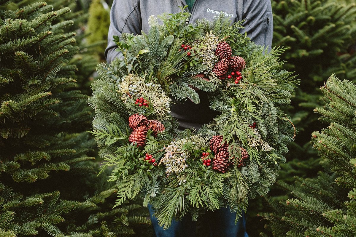 DIY winter wreath