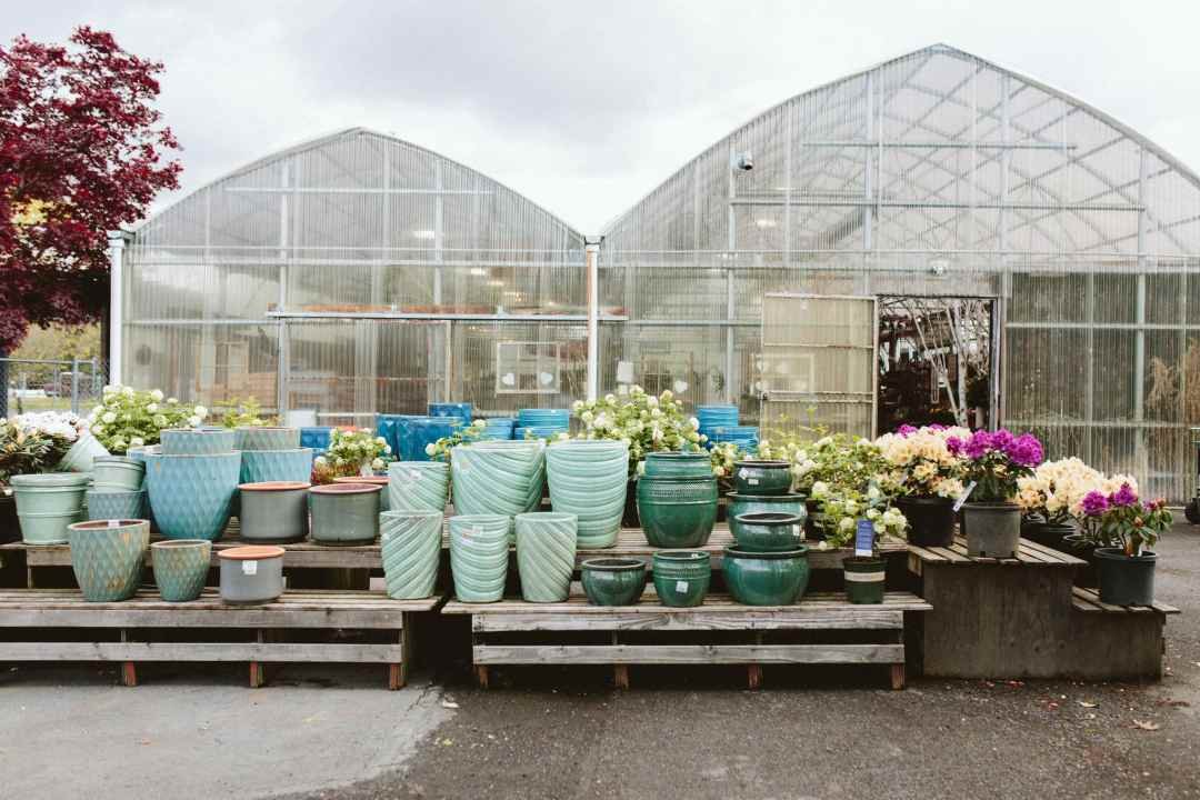Outdoor Pottery Selection at Dennis' 7 Dees Vancouver Garden Center