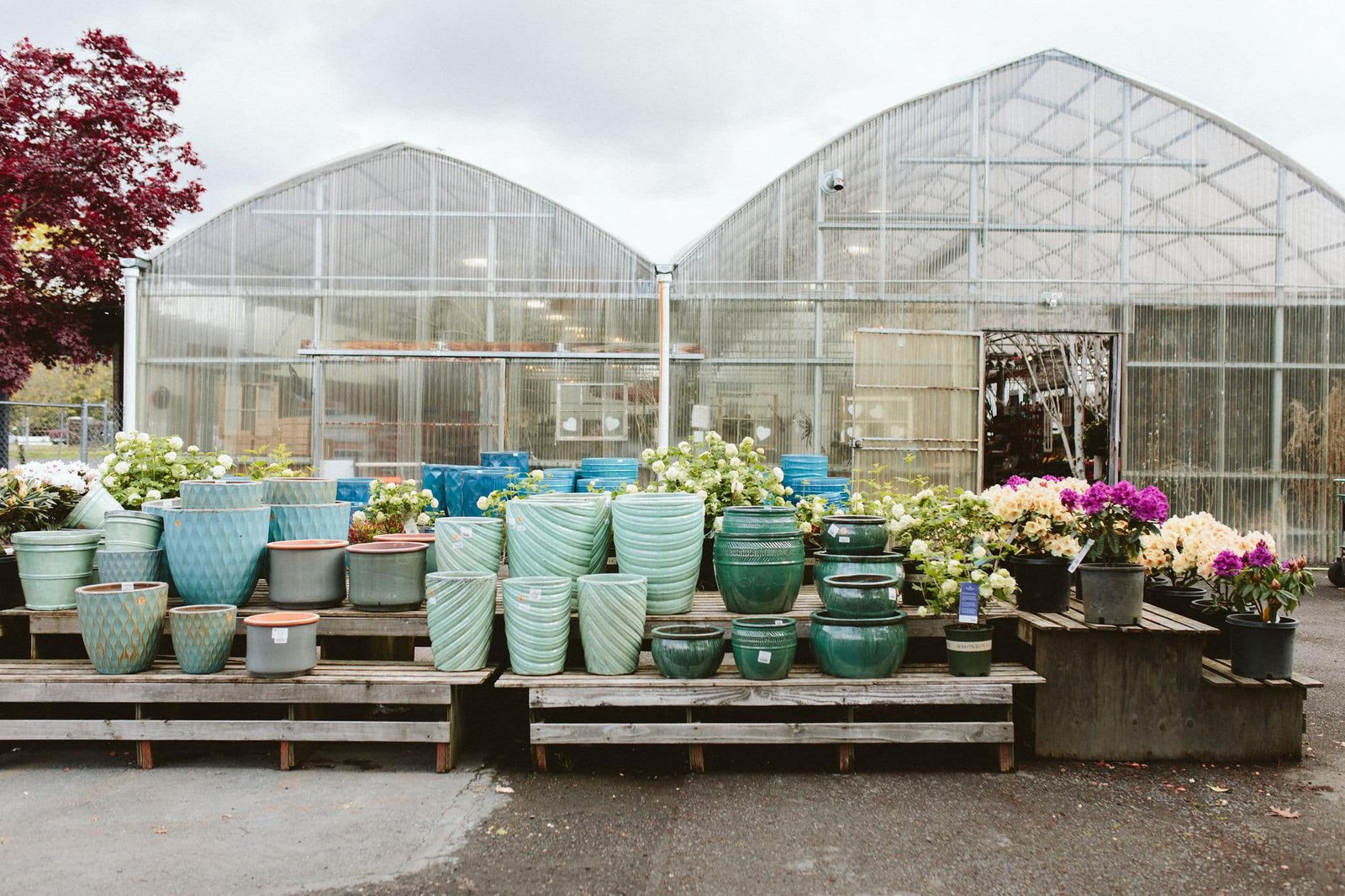 Outdoor Pottery Selection at Dennis' 7 Dees Vancouver Garden Center